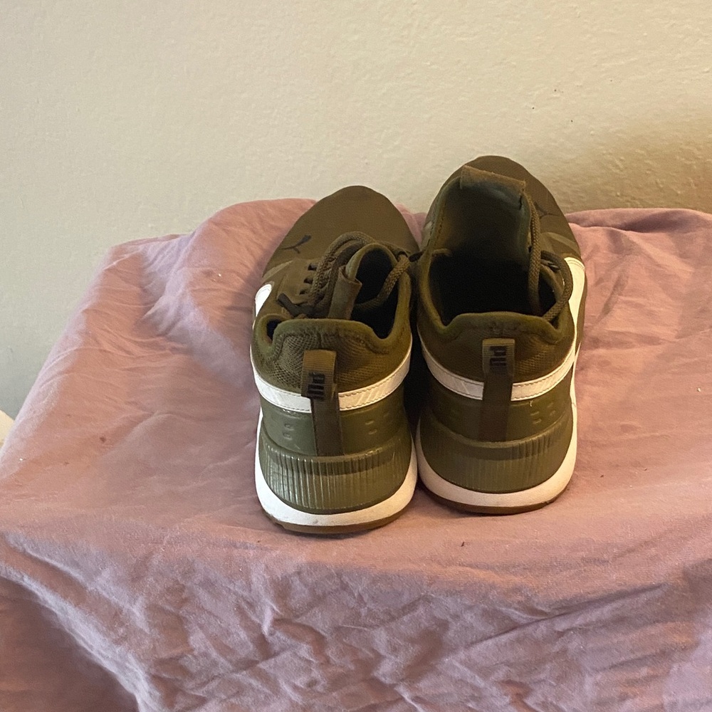 Puma Future Street Plus Green and cream size12 - Picture 5 of 11